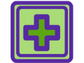 Health sign for career in health industry